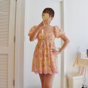 For Love & Lemons Claire Mini Dress